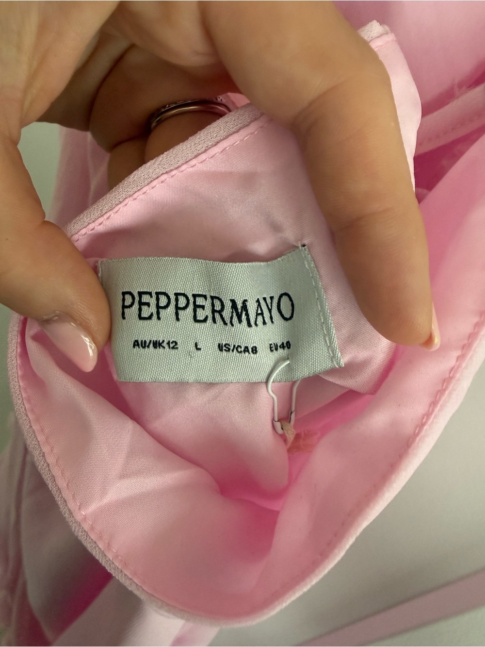 NWT PEPPERMAYO Y2K “First Class Maxi Dress” - US 8 - Picture 6 of 8